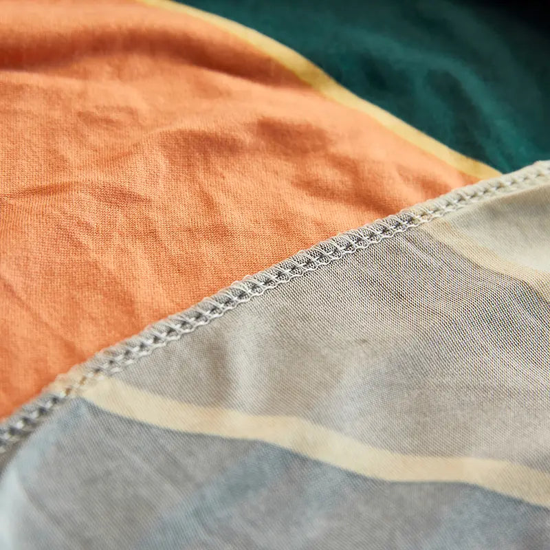 Luxton Home Elastic Stretchable Printed Fully Covered Sofa Slipcover, EMERALD CRYSTAL - Multicolor