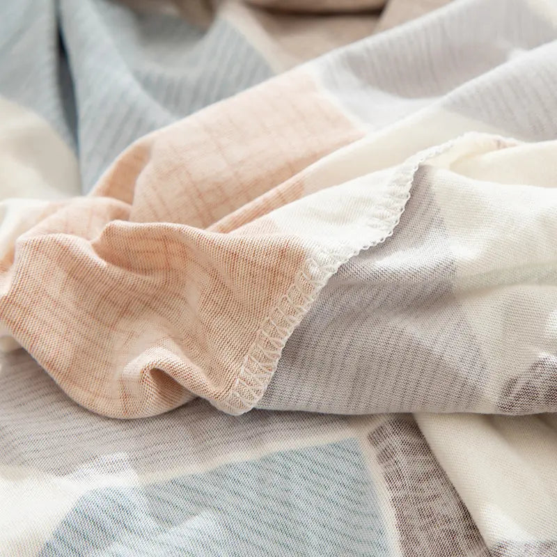 Luxton Home Elastic Stretchable Printed Fully Covered Sofa Slipcover, MAGIC WEAVE - Multicolor