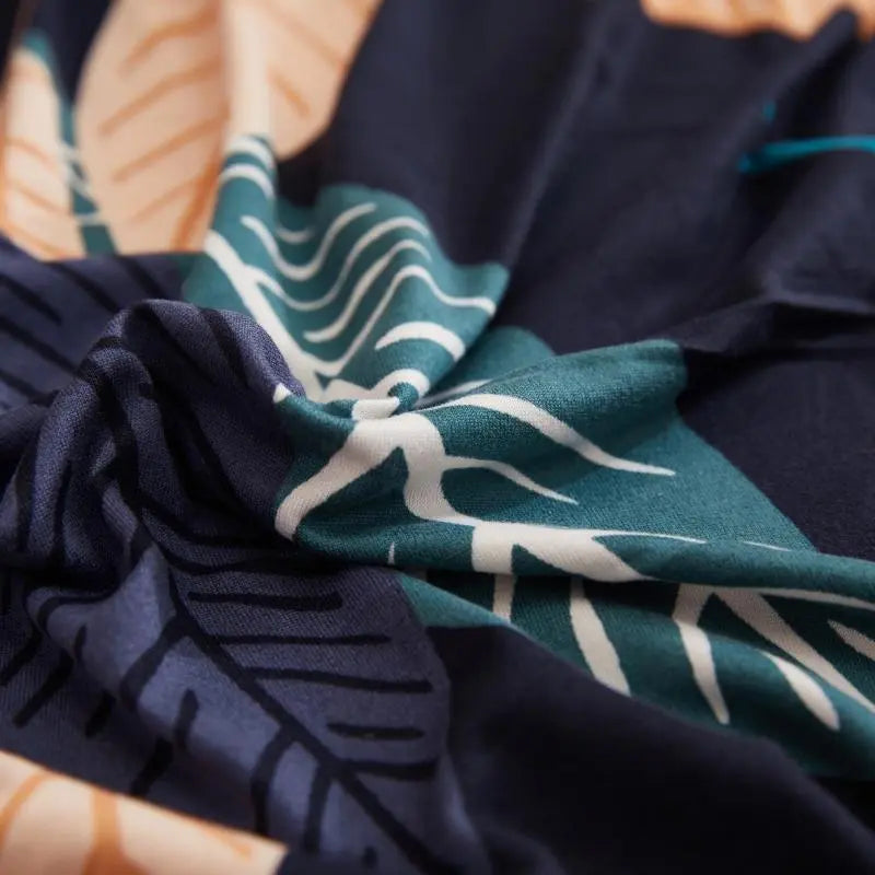 Luxton Home Elastic Stretchable Printed Fully Covered Sofa Slipcover, PLACID - Multicolor