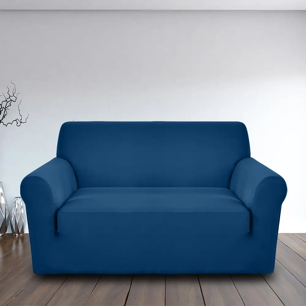 LUXTON HOME Universal Elastic Sofa Cover Stretchable Slipcover for Any Type of Sofa or Couch, Color-Royal Blue.