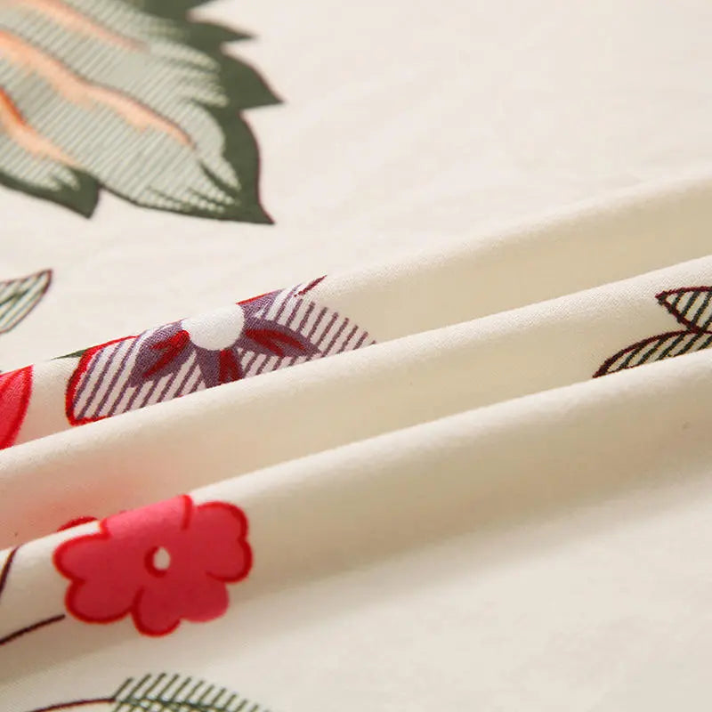 Luxton Home Elastic Stretchable Printed Fully Covered Sofa Slipcover, BLOOM - Flower Printed