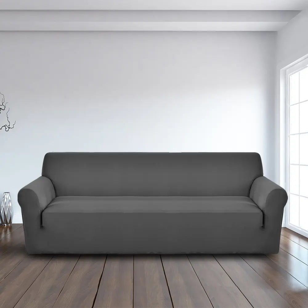 LUXTON HOME Universal Elastic Sofa Cover Stretchable Slipcover for Any Type of Sofa or Couch, Color-Grey.