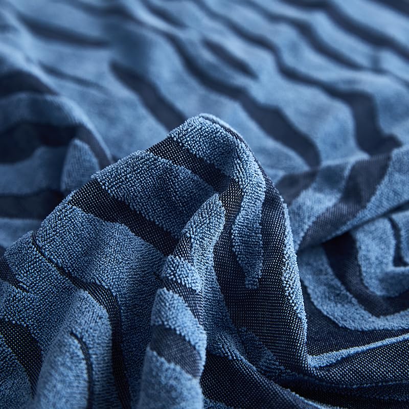 Luxton Home Universal Designer Sofa Cover for Any Type of Sofa or Couch, Stretchable 3 Seater and Single Seater, Washable Spandex Jacquard Fabric (Beige, Single Seater)