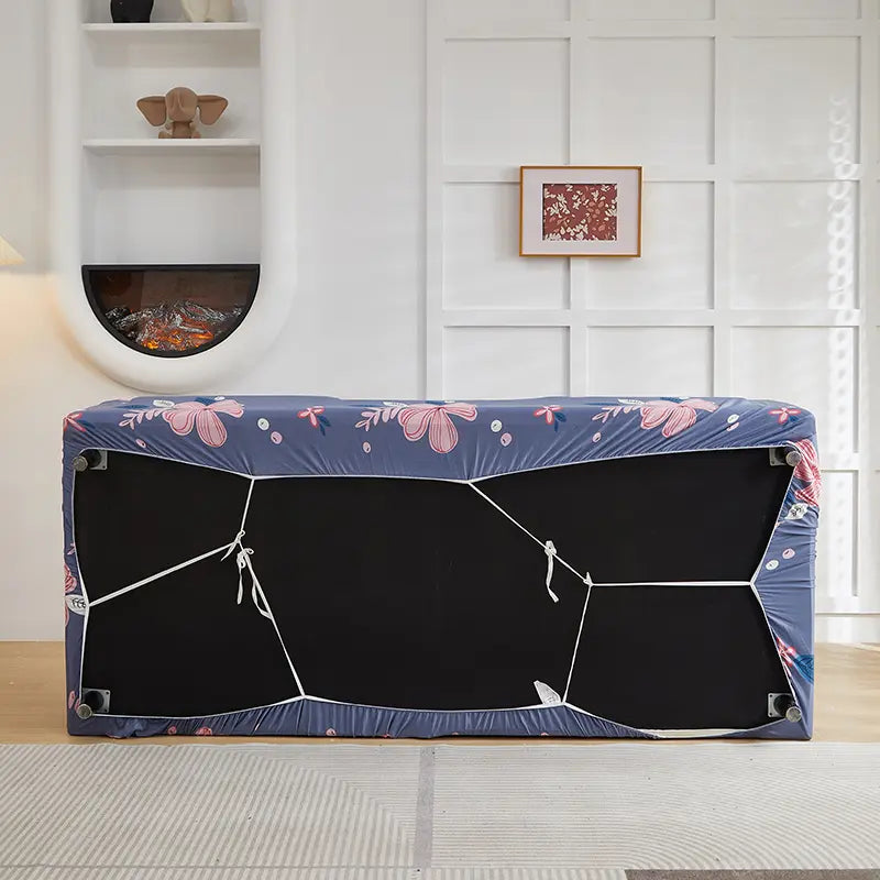 Luxton Home Elastic Stretchable Printed Fully Covered Sofa Slipcover, Lilly