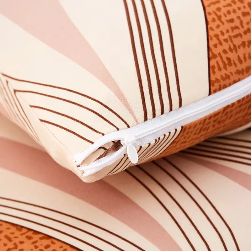 Luxton Home Elastic Stretchable Printed Fully Covered Sofa Slipcover, FLAMES