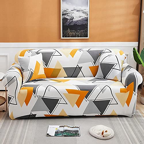 Luxton Home Elastic Stretchable Printed Fully Covered Sofa Slipcover, DELTA