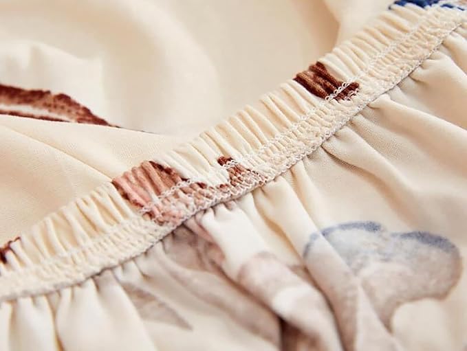 Luxton Home Elastic Stretchable Printed Fully Covered Sofa Slipcover, MOTIF