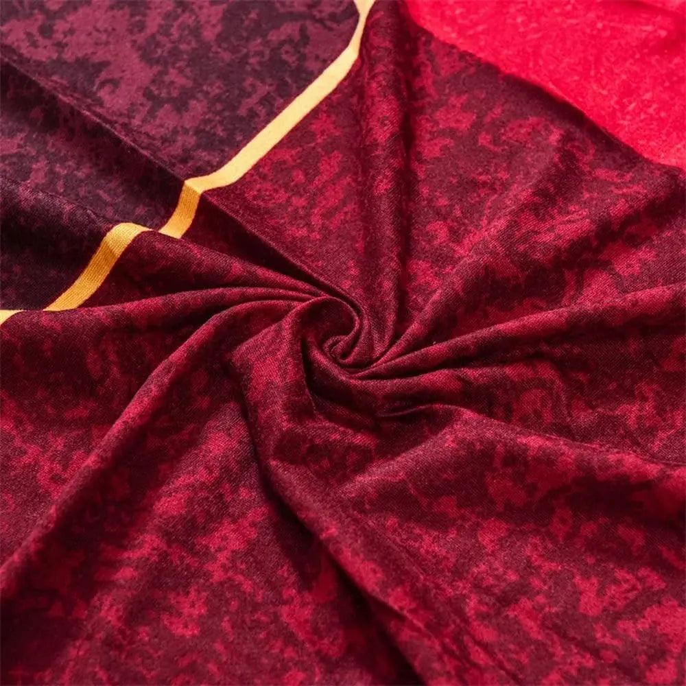 Luxton Home Elastic Stretchable Printed Fully Covered Sofa Slipcover, RUBY