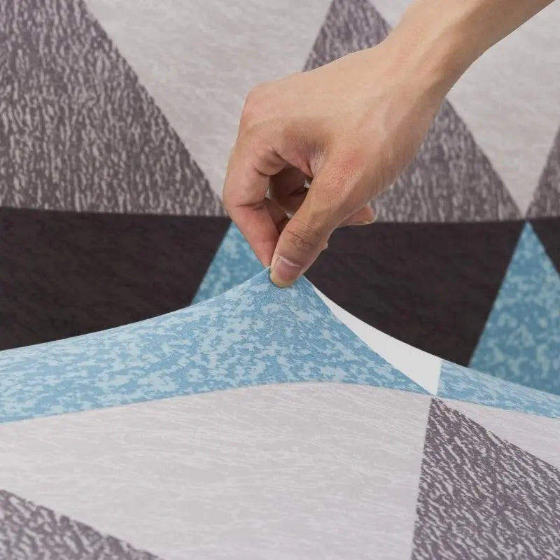 Luxton Home Elastic Stretchable Printed Fully Covered Sofa Slipcover, WAVES - Multicolor