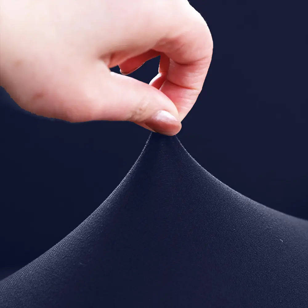 LUXTON HOME Universal Elastic Sofa Cover Stretchable Slipcover for Any Type of Sofa or Couch, Color-Navy Blue.