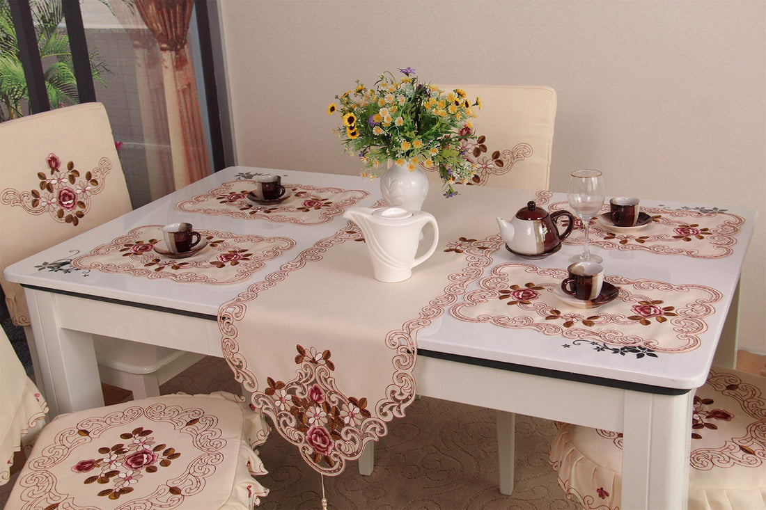 Luxtondecor Embroidered Table Runners